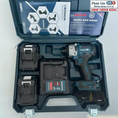 [chính hãƞg] Máy chuyên vít Boshun BS-CV380NCP , Không chổi than, Pin 10 cell, Sản phẩm bảo hành chính hãƞg.