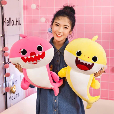 Thú nhồi bông cá mập baby shark đáng yêu - Size 30cm - Quà tặng gấu cá mập baby shark nhồi bông dễ thương - Gối ôm mềm mịn cho bé - Giao Màu Ngẫu Nhiên