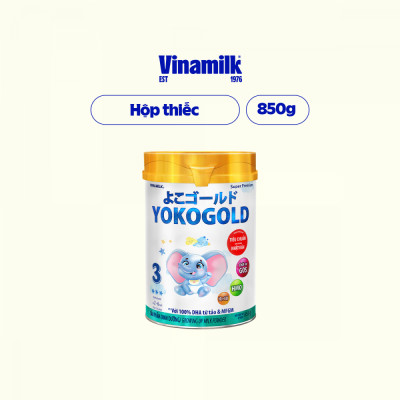 Sữa bột Vinamilk YOKOGOLD 3 850g (cho trẻ từ 2 - 6 tuổi)