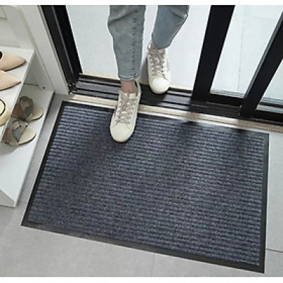 Thảm chùi chân đế chống trượt dạng sọc Stripmate nhiều size & màu lựa chọn