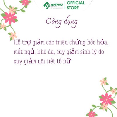 TPCN Viên Nội Tiết Tố Nữ ESTROLIFE - Cải thiện chức năng sinh lý ở nữ giới; Cải thiện tình trạng bốc hỏa, mất ngủ, hồi hộp, loãng xương, nám, tàn nhang; Dùng cho phụ nữ 30+, sau sinh, tiền mãn kinh - mãn kinh