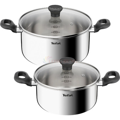 Nồi Inox Tefal Starter 20cm E3254495/24cm Tefal E3254695 - Hàng chính hãng