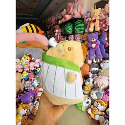 Thú nhồi bông capybara nhiều mẫu mini - Size 20 đến 22cm - Quà tặng chuột lang dễ thương êm mịn cho bé.