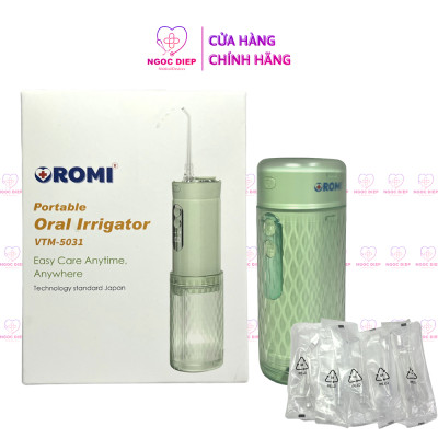 Máy tăm nước cầm tay OROMI VTM-5031 chống thấm nước IPX7 - Vệ sinh răng miệng công nghệ mới