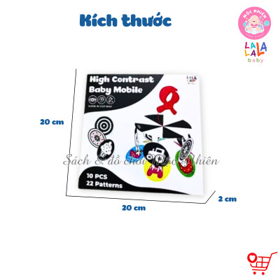 Đồ Chơi Treo Cũi Treo Xe Đẩy Kích Thích Thị Giác Cho Bé Sơ Sinh 0-6 Tháng - Hiệu Lalala Baby