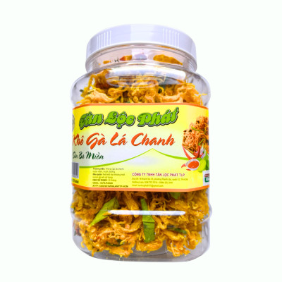 KHÔ GÀ LÁ CHANH TÂN LỘC PHÁT HŨ 500G