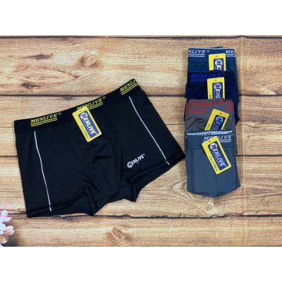 Combo 5 Quần Lót Đùi Nam Thun Lạnh Lưng Nhỏ Menlive ML3 – Mát Lạnh, Co Giãn 4 Chiều