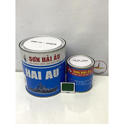 Sơn epoxy Hải Âu màu xanh lá EP275 1L/Bộ