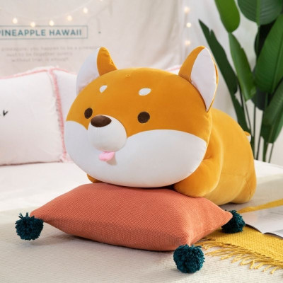 Gấu bông chó Shiba biểu cảm cute - Size từ 70cm đến 95cm - Quà tặng gấu bông chó shiba êm mịn.