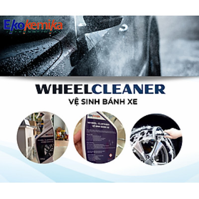 DUNG DỊCH LÀM SẠCH VÀ TẨY Ố VÀNG TRÊN LỐP Ô TÔ, XE MÁY WHEEL CLEANER 600ML THƯƠNG HIỆU EKOKEMIKA