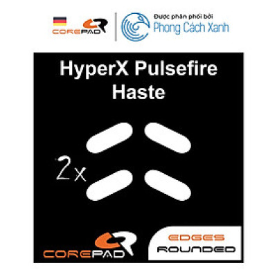 2 Bộ Feet chuột PTFE thay thế Corepad Skatez PRO cho Kingston HyperX Pulsefire Haste - Hàng Chính Hãng
