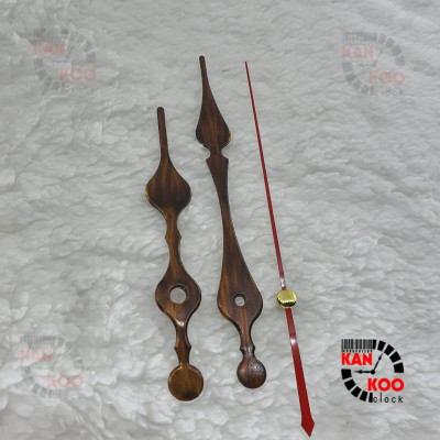 Kim đồng hồ treo tường vân gỗ mã số K8096, phù hợp đồng hồ treo tường đường kính 28cm đến 35cm