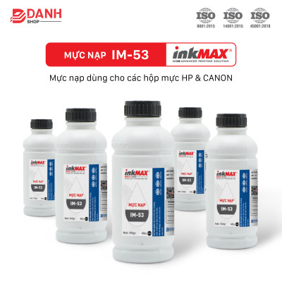 Mực nạp/mực đổ chuyên dụng dùng cho hộp mực 12A/ 49A/ 05A, máy in laser Canon 2900/ 3300, HP 1010/1020... HÀNG CHÍNH HÃNG-COMBO 5 BÌNH