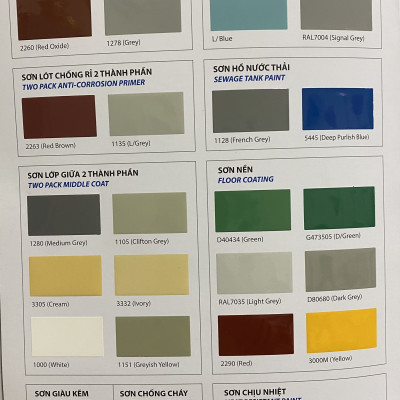 Sơn Alkyd KCC LT313 Base C màu đỏ 2210 _18L