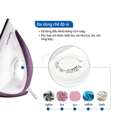 Bàn ủi khô Bluestone DIB-3726 - Hàng chính hãng
