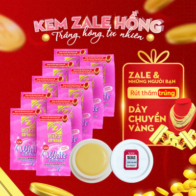 Combo 03 Hủ Kem dưỡng da Zale tặng 01 hủ cùng loại - KEM DƯỠNG TRẮNG DA ZALE HỒNG 8G