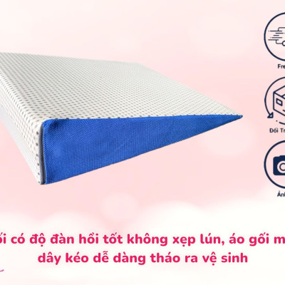 Gối Latex Foam Chống Trào Ngược Cho Người Lớn Kingroll 