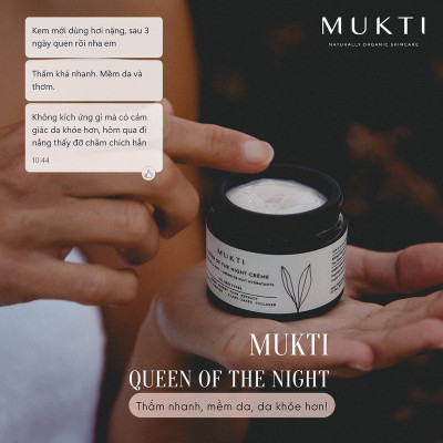 Kem Dưỡng Siêu Tái Sinh & Sửa Chữa Tế Bào Ban Đêm Mukti Queen Of The Night Creme 50g