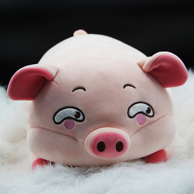 Gấu bông heo hồng mắt liếc vui nhộn, lợn mắt liếc đáng yêu siêu mềm (45cm--->75cm) vải miniso 4 chiều cao cấp mềm êm, an toàn cho trẻ nhỏ