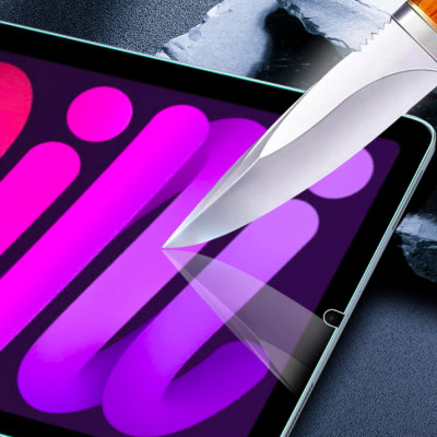 Dán cường lực dành cho iPad Mini 7 hiệu Greencase chống xước chống vỡ - Hàng nhập khẩu 