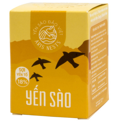 1 HỘP YẾN SÀO ARIS NESTS (SỢI YẾN TỔ 18%) CHÍNH HÃNG CAO CẤP