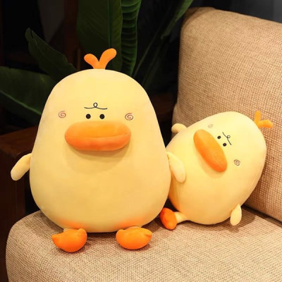 Gấu bông con gà ngố, vịt ngố siêu đáng yêu siêu cute (16cm--->45cm) vải miniso 4 chiều mềm mịn êm ái cao cấp, hàng xịn loại 1