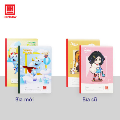 Lốc 10 quyển Vở 4 Ô ly 80 trang Hồng Hà School Hươu con vui vẻ - 0515