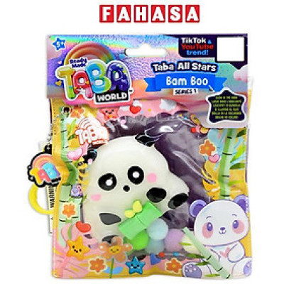Đồ Chơi Móc Khóa Squishy - Taba World 855006-6L - Gấu Trúc