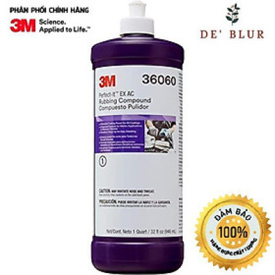 Dung dịch đánh bóng bước 1 - 3M Perfect-It Rubbing Compound Compuesto Pulidor PN36060