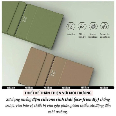 Bàn phím gấp gọn di động không dây bluetooth V5.2 tích hợp trackpad & phím số hiệu Nillkin Cube Pocket - Nhỏ gọn, mỏng nhẹ, phím tắt thông minh, hỗ trợ Androids & iOS, gõ thoải mái cho iPad cho iPhone, máy tính bảng, cho macbook, laptop - hàng nhập khẩu
