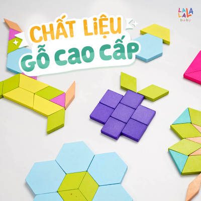 Đồ Chơi Xếp Hình Gỗ Nam Châm Lala Wooderland Phát Triển Tư Duy Sáng Tạo – Lalala Baby