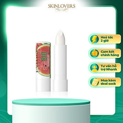 Son dưỡng Eveline Extrasoft Bio làm dịu môi hương dưa hấu 4g