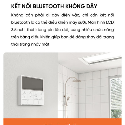 Máy Sưởi/ Đèn Sưởi Nhà Tắm Thông Minh Yeelight Pro 8in1 YLYYB-0010 (2022 version) - Hàng Nhập Khẩu