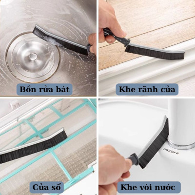 Bàn Chải Nylon Vệ Sinh Khe Hở Cửa Sổ / Khe Hở Nhà Tắm / Nhà Bếp Đa Năng
