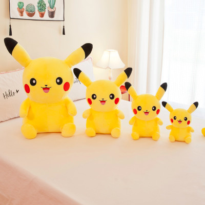 Gấu bông Pikachu ngồi vui vẻ siêu mềm siêu cute cho bé yêu (20cm--->40cm) hàng việt nam cao cấp, an toàn cho trẻ nhỏ