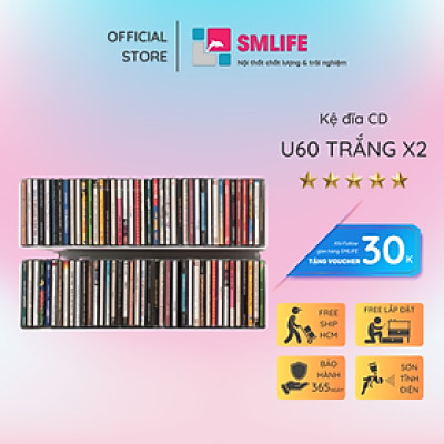 Kệ đĩa CD chữ U60 (set 2)