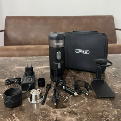 Máy pha cà phê cầm tay Espresso mini 3 trong 1, thương hiệu HiBREW cao cấp H4A và H4B - HÀNG CHÍNH HÃNG