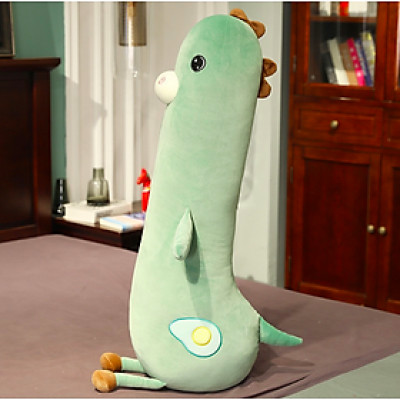 Thú nhồi bông khủng long dài cute - Size 120cm - Quà tặng gấu bông khủng long khủng lồ - Gối ôm mềm mịn cho bé.