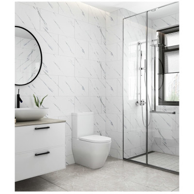 Bộ 5 Tấm Xốp Dán Tường 3D PVC Lá Hồng 60x30cm Keo Sẵn Dày 2,5mm Cao Cấp, Sang trọng