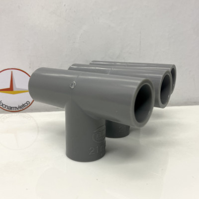 Tê 21 nhựa PVC Bình Minh (Tee) _ T21 ( 5 cái )