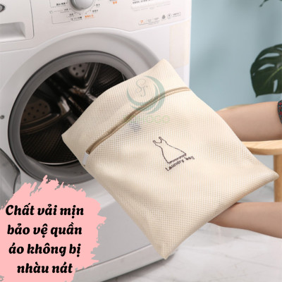 Set 7 Túi Lưới Giặt Quần Áo Cao Cấp – Bảo Vệ Vải, Giữ Form Chuẩn Bộ 7 Túi Giặt Bảo Vệ Quần Áo – Vải Lưới 3 Lớp, Khóa Kéo Chắc Chắn Bộ Túi Giặt Đa Năng – Bảo Quản Quần Áo Trong Máy Giặt
