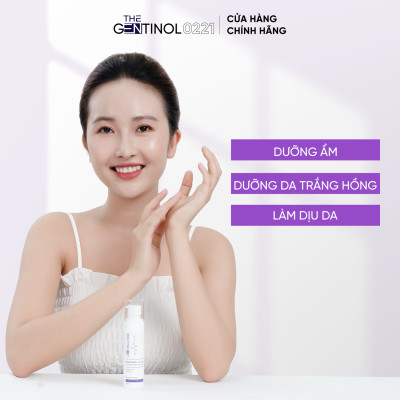Kem hoạt chất phục hồi Panthenol 5% The Gentinol 0221 giúp làm dịu da, cải thiện nám, dưỡng ẩm làn da mịn màn và trắng sáng 50g