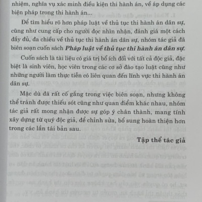 Sách - Pháp Luật Về Thủ Tục Thi Hành Án Dân Sự