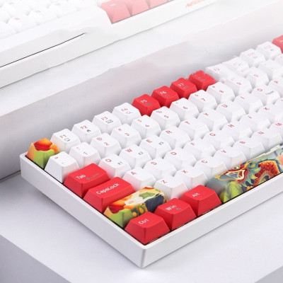 Bàn phím cơ không dây Newmen GM840  (Rồng & Hổ ) - Hàng Chính Hãng 