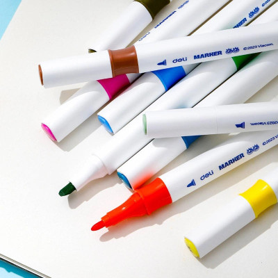 Hộp 36 Bút Marker Acrylic - Deli EC189-36