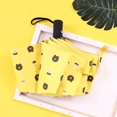 Dù đi mưa , che nắng vải dù gấp gọn ,chống thấm nước ,chống tia UV , trẻ trung , hiện đại  hình gấu dễ thương cute nhiều màu nhỏ gọn dễ dàng mang theo mọi nơi 