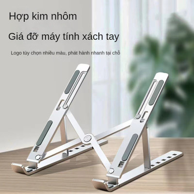 Giá Đỡ Tản Nhiệt Laptop/ Máy tính bảng/ Ipad để bàn chất liệu hợp kim nhôm loại cao cấp nhất (Giao màu ngẫu nhiên) Hút Gió Tương Thích Với Mọi Loại Laptop Đế Nhôm Gập Dành Cho Macbook Gấp Gọn Tiện Dụng - Hàng Nhập Khẩu