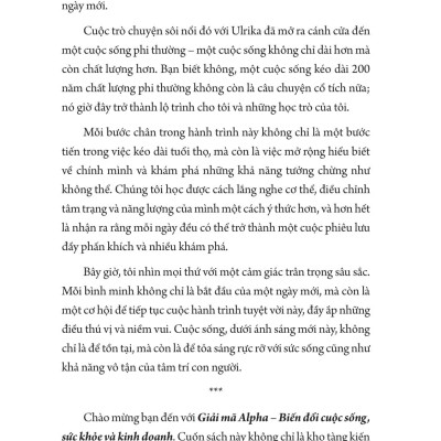 Giải Mã Alpha - Biến Đổi Cuộc Sống, Sức Khỏe Và Kinh Doanh