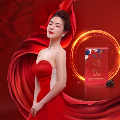 Viên uống Đẹp Da (BeautySAM) - Da sáng bóng, nhẵn mịn, hồng hào từ bên trong một cách tự nhiên, nâng cao thể trạng, thải độc và thanh lọc cơ thể, Cải thiện nội tiết tố nữ