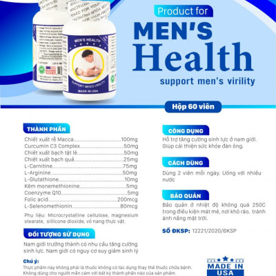 Thực phẩm bảo vệ sức khỏe Men